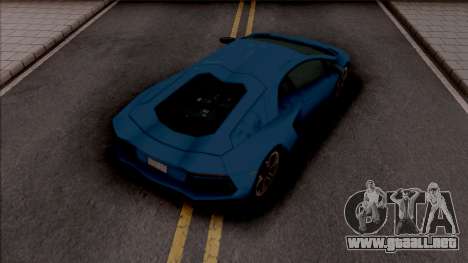 Lamborghini Aventador (SA Lights) para GTA San Andreas