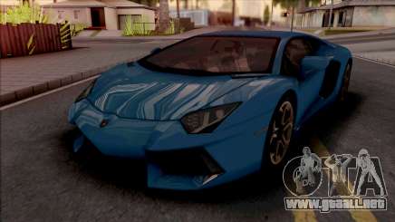 Lamborghini Aventador (SA Lights) para GTA San Andreas