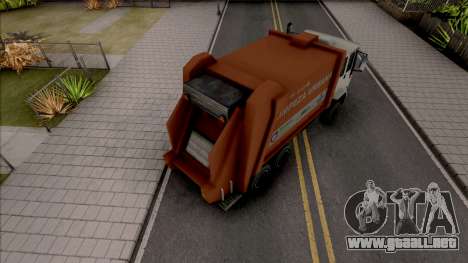 Volkswagen 16200 Garbage Truck (DFT-30 Edition) para GTA San Andreas