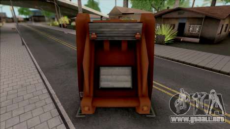 Volkswagen 16200 Garbage Truck (DFT-30 Edition) para GTA San Andreas