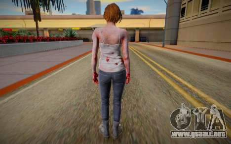 Jill Valentine Zombie para GTA San Andreas