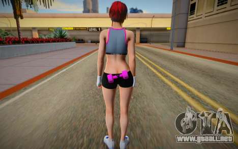 DOA6 Mila Energy Up Training Wear para GTA San Andreas