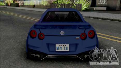 Nissan GT-R R35 2017 para GTA San Andreas