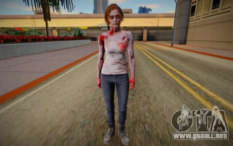 Jill Valentine Zombie para GTA San Andreas