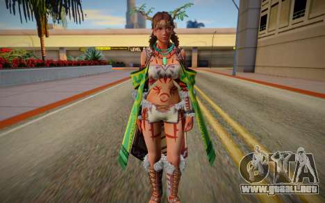 Tekken 7 Julia Chang Nature Costume para GTA San Andreas
