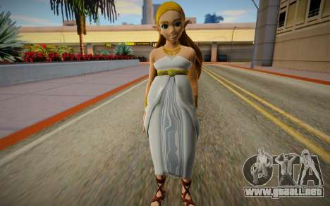 Zelda Goddes Dress Breath Of The Wild para GTA San Andreas