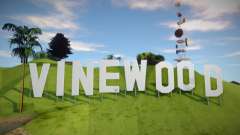 Vinewood Sign From GTA V para GTA San Andreas