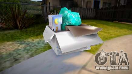 Box with Garbage para GTA San Andreas