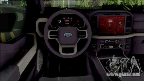 Ford F150 2021 Platinum Edition para GTA San Andreas