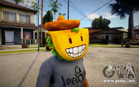 GTA V Taco Mask For Cj para GTA San Andreas