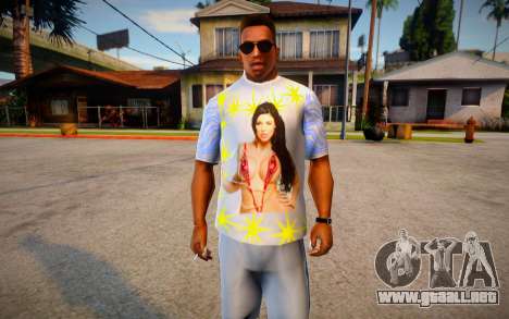 Aletta Ocean T-shirt para GTA San Andreas