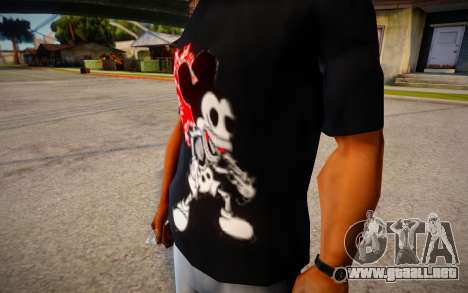Mickey Mouse T-Shirt (good textures) para GTA San Andreas