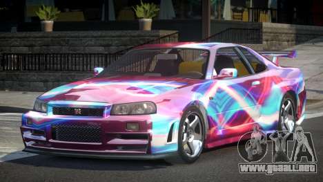 Nissan Skyline R34 Qz7 L4 para GTA 4