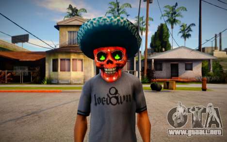 Mariachi Skull Mask For CJ para GTA San Andreas