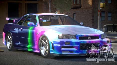 Nissan Skyline R34 Qz7 L1 para GTA 4