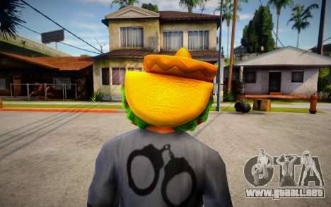 GTA V Taco Mask For Cj para GTA San Andreas