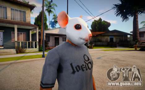Rat mask (GTA Online DLC) para GTA San Andreas