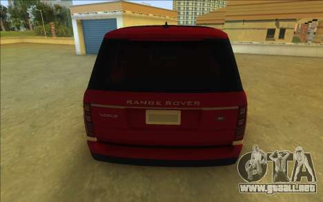 2014 Range Rover Vogue para GTA Vice City