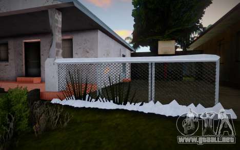 Winter Fence Mesh 5 para GTA San Andreas