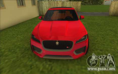 Jaguar F Pace para GTA Vice City