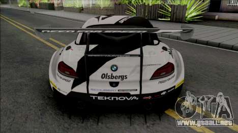 BMW Z4 GT3 Team NFS para GTA San Andreas
