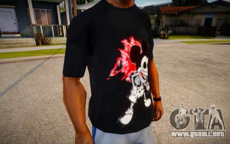 Mickey Mouse T-Shirt (good textures) para GTA San Andreas