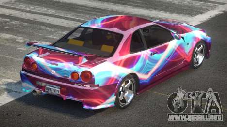 Nissan Skyline R34 Qz7 L4 para GTA 4