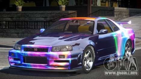 Nissan Skyline R34 Qz7 L1 para GTA 4