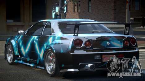 Nissan Skyline R34 BS U-Style PJ3 para GTA 4