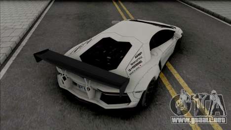 Lamborghini Aventador LP700-4 Liberty Walk para GTA San Andreas