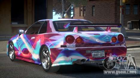 Nissan Skyline R34 Qz7 L4 para GTA 4