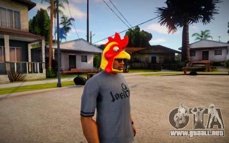 Máscara de gallo para GTA San Andreas