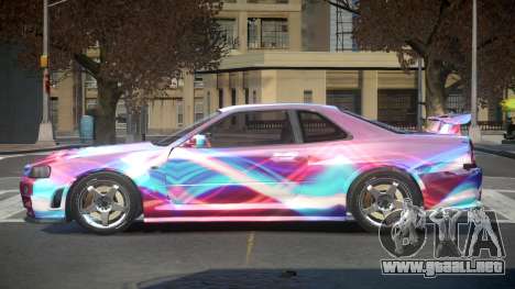 Nissan Skyline R34 Qz7 L4 para GTA 4