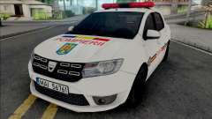 Dacia Logan Plus Fire Department para GTA San Andreas