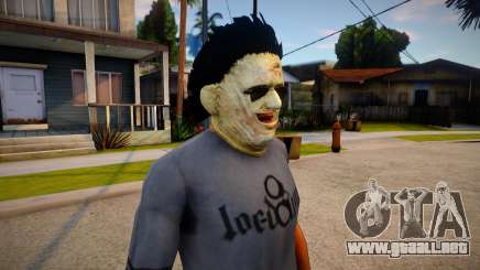 KILLER - Leatherface Mask para GTA San Andreas