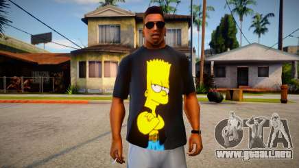 Bart Simpson T-Shirt (good textures) para GTA San Andreas