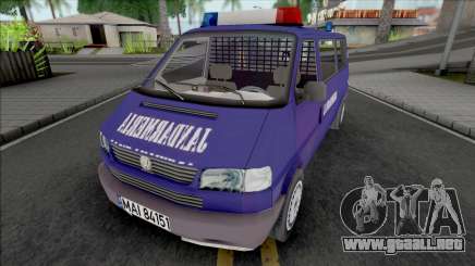 Volkswagen Caravelle Jandarmeria para GTA San Andreas