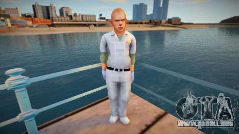 Jimmy Hopkins AsylumOrderly Costume para GTA San Andreas