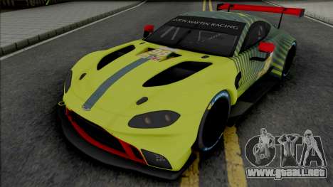 Aston Martin Vantage GTE 2019 para GTA San Andreas