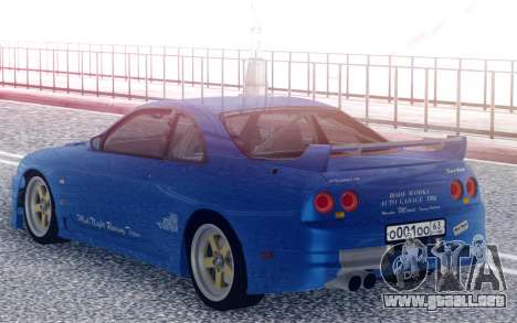 Nissan Skyline GT-R BCNR33 TBK para GTA San Andreas