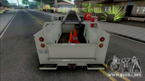 New Utility Van para GTA San Andreas