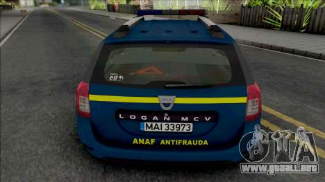 Dacia Logan MCV 2018 ANAF Antifrauda para GTA San Andreas