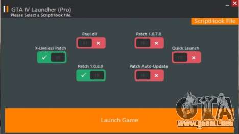 GTA IV Launcher (PRO) para GTA 4