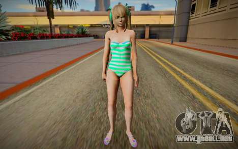 Nagis Marie Rose with fixed hairs green-eyed in para GTA San Andreas