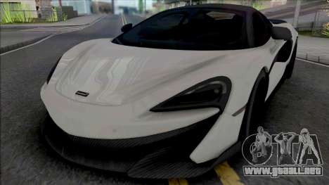 McLaren 600LT para GTA San Andreas