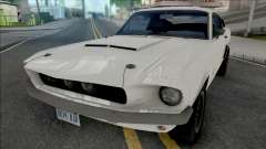 Ford Mustang Shelby GT500 1967 White para GTA San Andreas