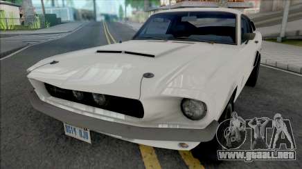 Ford Mustang Shelby GT500 1967 White para GTA San Andreas