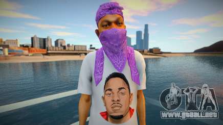 Kendrick Lamar Ballas style para GTA San Andreas