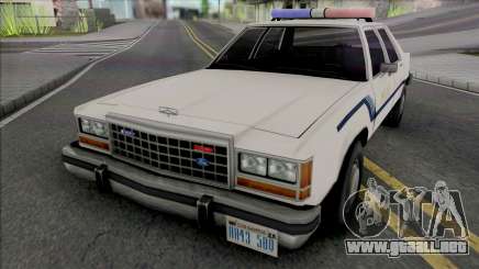 Ford Crown Crown Vic 1986 Fort Carson Police para GTA San Andreas