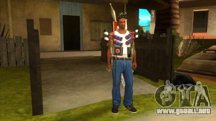 El arma a sus espaldas para GTA San Andreas